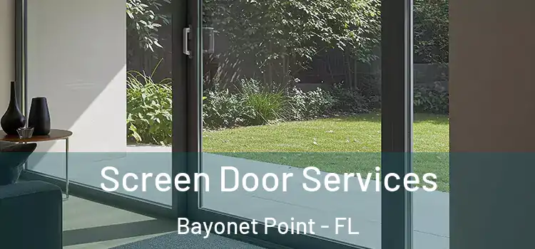 Screen Door Services Bayonet Point - FL
